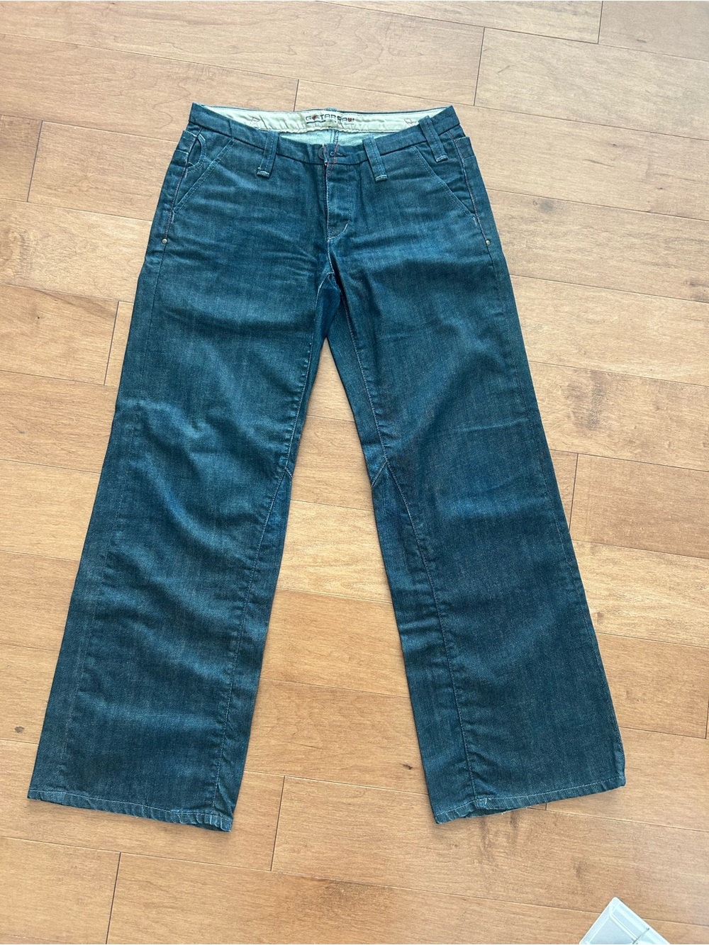 Vintage G-Star Raw Dexter Chino WMN Jeans W30 L32 Y2K Wide Leg